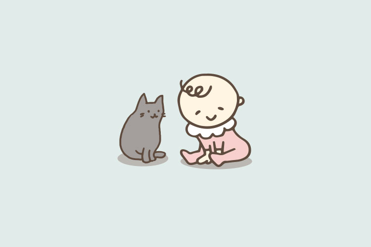 赤ちゃんのイラスト